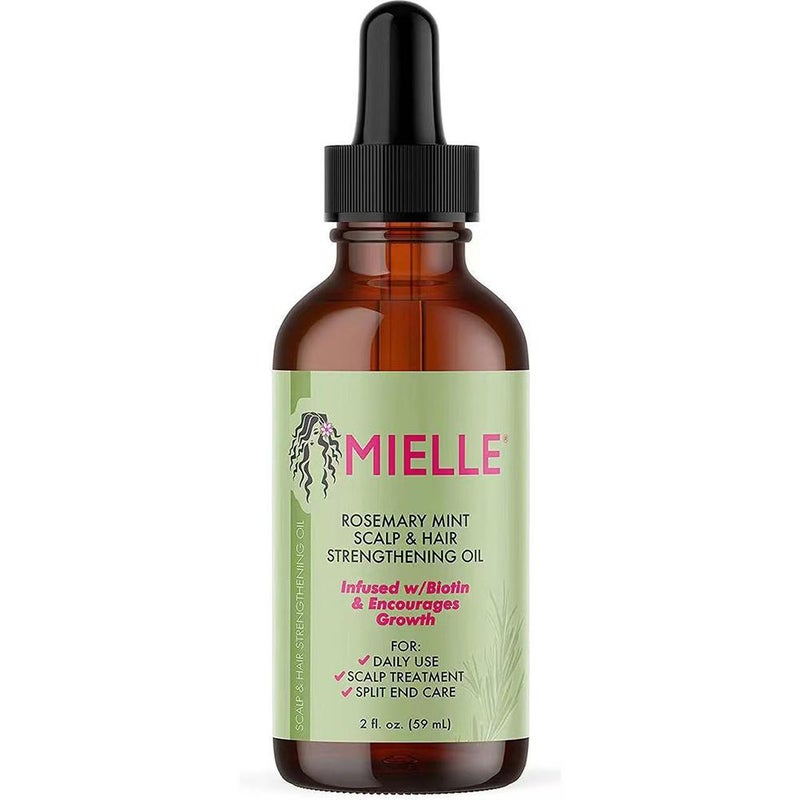 59ml Mielle Rosemary Peppermint Strengthening Hair Oil